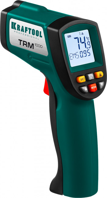 Пирометр инфракрасный, -50°С +950°С, TRM-1000, KRAFTOOL ( 45703-950 )