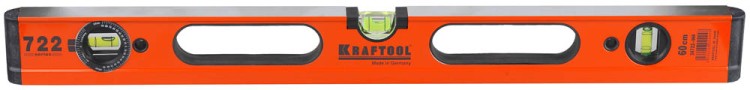 Уровень KRAFTOOL алюминиевый, 3 глазка, 80см,  ( 34722-080 )