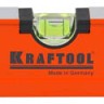 Уровень KRAFTOOL алюминиевый, 3 глазка, 80см,  ( 34722-080 )