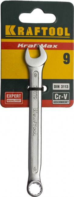 Комбинированный гаечный ключ 9 мм, KRAFTOOL,  ( 27079-09 )