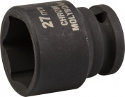 Торцовая головка KRAFTOOL "INDUSTRIE QUALITAT" ударная (1/2"), FLANK, Cr-Mo, фосфатированная, 27 мм,  ( 27940-27_z01 ) Торцовая головка KRAFTOOL "INDUSTRIE QUALITAT" ударная (1/2"), FLANK, Cr-Mo, фосфатированная, 27 мм,  ( 27940-27_z01 )