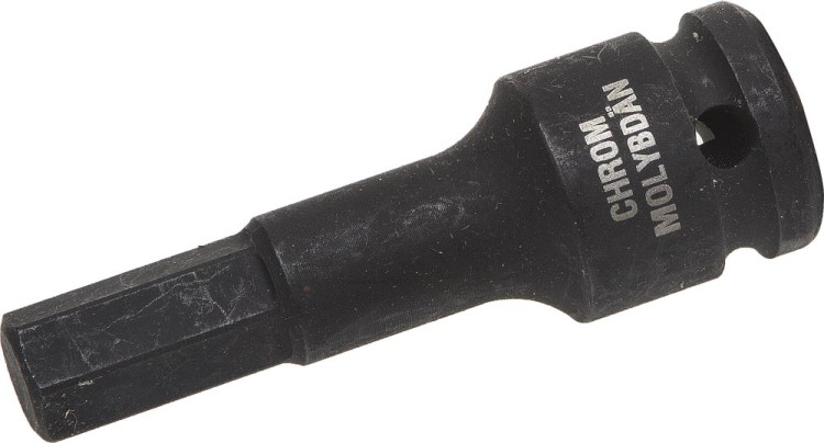 Торцовая головка KRAFTOOL "INDUSTRIE QUALITAT" ударная (1/2"), HEX, Cr-Mo, фосфатированная, H12,  ( 27950-12_z01 )