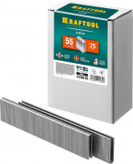 KRAFTOOL 25  мм скобы для степлера узкие тип 55, 5000 шт, ( 31789-25 )