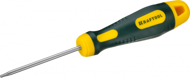Отвертка KRAFTOOL, Cr-Mo-V сталь, двухкомпонентная противоскользящая рукоятка, TORX Hole, №8x60мм, ( 250077-8-060 ) Отвертка KRAFTOOL, Cr-Mo-V сталь, двухкомпонентная противоскользящая рукоятка, TORX Hole, №8x60мм, ( 250077-8-060 )