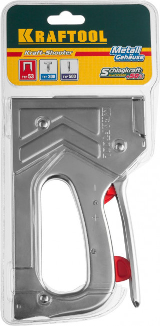Степлер для скоб "GRAND 53" 3-в-1: тип 53 (6-16 мм) / 300 (16 мм) / 500 (16 мм), KRAFTOOL,  ( 3180 )