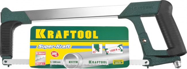 Super-Kraft ножовка по металлу, 185 кгс, KRAFTOOL,  ( 15801_z01 ) Super-Kraft ножовка по металлу, 185 кгс, KRAFTOOL,  ( 15801_z01 )