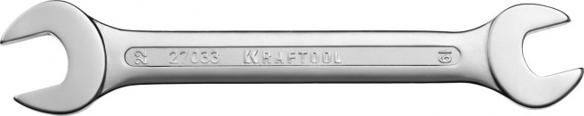 Рожковый гаечный ключ 19 х 22 мм, KRAFTOOL,  ( 27033-19-22 )