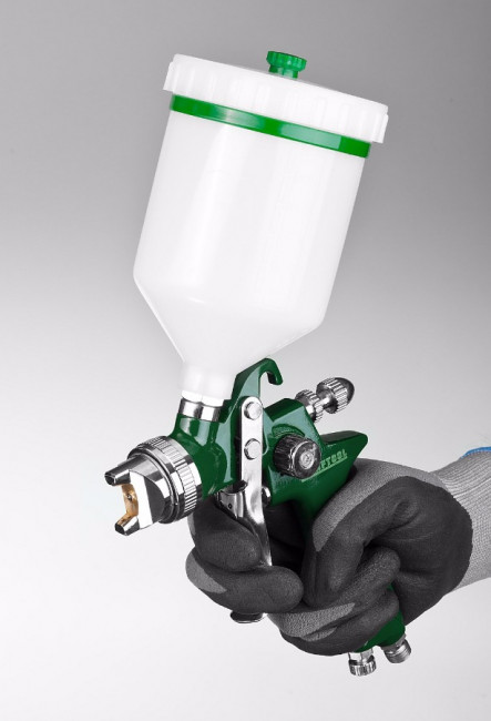 Краскопульт пневматический KRAFTOOL AirKraft, HVLP, c верхним бачком, 1,4мм,  ( 06522-1.4 )