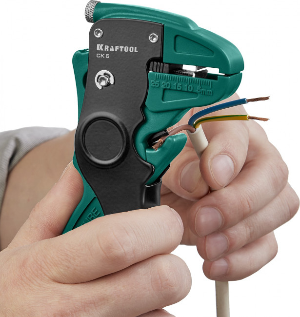 CK-6 стриппер автоматический, 0.2 - 6 мм2, KRAFTOOL ( 22630 ) CK-6 стриппер автоматический, 0.2 - 6 мм2, KRAFTOOL ( 22630 )
