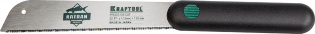 Ножовка по дереву (пила) KATRAN "PRECISION" 185 мм x 0,3 мм, 22 TPI (1,15 мм) для сверхточных работ, KRAFTOOL, ( 1-15194-18-22 ) Ножовка по дереву (пила) KATRAN "PRECISION" 185 мм x 0,3 мм, 22 TPI (1,15 мм) для сверхточных работ, KRAFTOOL, ( 1-15194-18-22 )