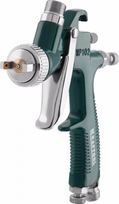 Краскопульт пневматический KRAFTOOL AirKraft Mini, HVLP, c верхним бачком, 1,0мм,  ( 06565-1.0 )