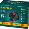 Нивелир лазерный LL-3D, 3х360° , 20м/70м , IP54, точн. +/-0,2 мм/м, KRAFTOOL, ( 34640 )