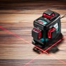 Нивелир лазерный LL-3D, 3х360° , 20м/70м , IP54, точн. +/-0,2 мм/м, KRAFTOOL, ( 34640 )