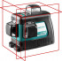 Нивелир лазерный LL-3D, 3х360° , 20м/70м , IP54, точн. +/-0,2 мм/м, KRAFTOOL, ( 34640 )