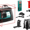 KRAFTOOL LL-3D #3 нивелир лазерный, 3х360° , 20м/70м, IP54, точн. +/-0,2 мм/м, держатель, БП, детектор, в кейсе, ( 34640-4 )