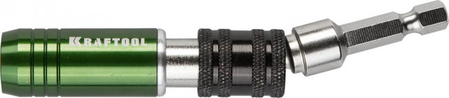 Адаптер KRAFTOOL "EXPERT" для бит с магнитным держателем крепежа, шарнирный, 100мм, ( 26761-100 ) Адаптер KRAFTOOL "EXPERT" для бит с магнитным держателем крепежа, шарнирный, 100мм, ( 26761-100 )