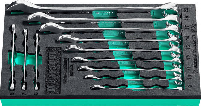 Набор комбинированных гаечных ключей 12 шт, 6 - 22 мм, KRAFTOOL, ( 27079-H12E )