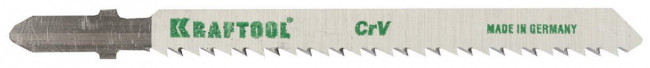 Полотна KRAFTOOL, T101BR, для эл/лобзика, Cr-V, по дереву, фанере, ламинату, обратный рез, EU-хвост., шаг 2,5мм, 75мм, 5шт,  ( 159516-2.5-S5 )