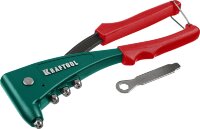 Заклепочник с литым корпусом, KRAFTOOL "X-5F" 31173, для заклёпок d=2.4-4.8 мм - алюминий и сталь, d=2.4-4.0 - нерж сталь ( 31173_z01 )