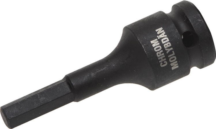 Торцовая головка KRAFTOOL "INDUSTRIE QUALITAT" ударная (1/2"), HEX, Cr-Mo, фосфатированная, H8,  ( 27950-08_z01 )