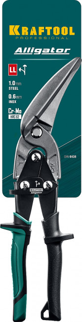 KRAFTOOL Ножницы по металлу Alligator, левые удлинённые, Cr-Mo, 280 мм ( 2328-LL ) KRAFTOOL Ножницы по металлу Alligator, левые удлинённые, Cr-Mo, 280 мм ( 2328-LL )