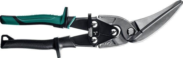 KRAFTOOL Ножницы по металлу Alligator, правые удлинённые, Cr-Mo, 280 мм ( 2328-RL )