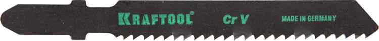 Полотна KRAFTOOL, T119B, для эл/лобзика, Cr-V, по дереву, фанере, чистый рез, EU-хвост., шаг 2мм, 55мм, 2шт,  ( 159535-2 )