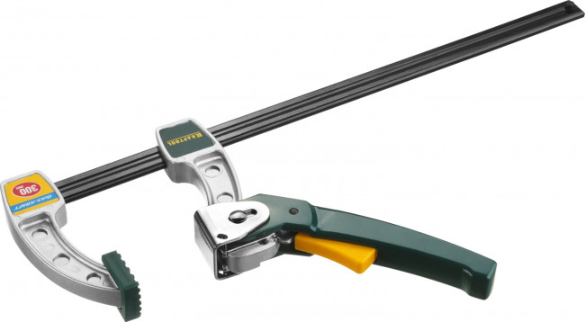Струбцина KRAFTOOL, рычажная, быстрозажимная, тип "F", 75х300 мм,  ( 32019-75-300 )