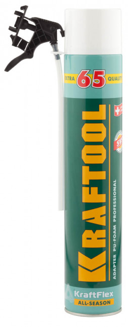 Пена "PREMIUM 65" монтажная, адаптерная, всесезонная, 750мл, KRAFTOOL,  ( 41175 ) Пена "PREMIUM 65" монтажная, адаптерная, всесезонная, 750мл, KRAFTOOL,  ( 41175 )