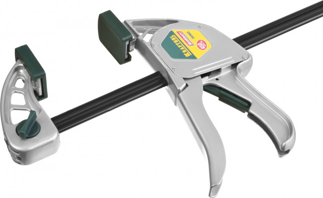Струбцина "EcoKraft" ручная пистолетная, KRAFTOOL 32228-45, металлический корпус, 450/650мм, 200кгс,  ( 32228-45 )