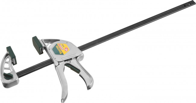 Струбцина "EcoKraft" ручная пистолетная, KRAFTOOL 32228-45, металлический корпус, 450/650мм, 200кгс,  ( 32228-45 )