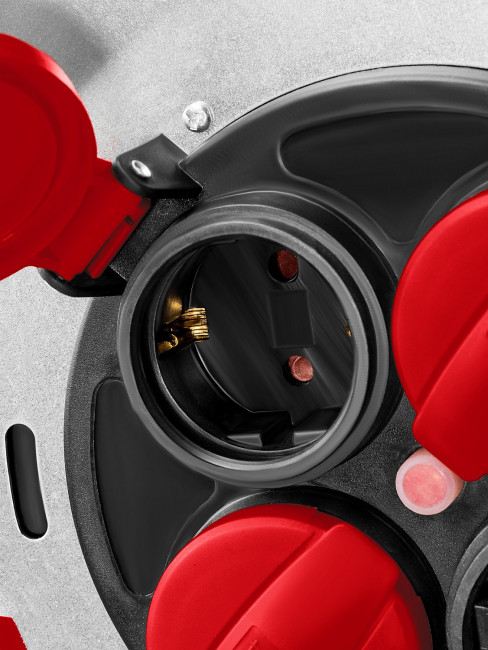 K-325 удлинитель на катушке  50 м, 4000 Вт, 4 гнезда, IP44, КГ 3x2,5 кв мм, KRAFTOOL ( 55086-50 )