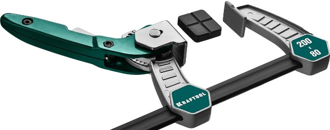 KL-200/80 струбцина быстрозажимная 200/80 мм, KRAFTOOL ( 32019-080-200 )